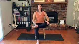Chair yoga for hips