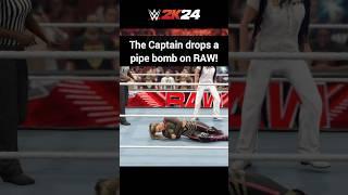 The Captain Drops a Pipe Bomb on RAW | WWE 2K24 (Women's myRISE)