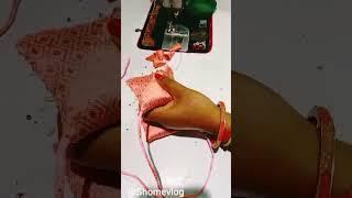Easy latkan making tutorial | How to make fabric flower latkan | S Home Vlog | Short