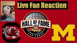 WBB: #1 South Carolina vs Michigan Live Fan Reaction