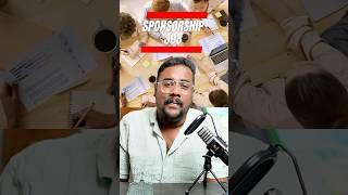 Get your sponsorship job now.. watch the full podcast  #ukmalayalam