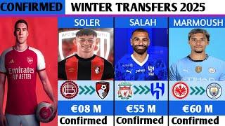 NEW CONFIRMED TRANSFERS & RUMOURS WINTER 2025VLAHOVIC TO ARSENAL,SALAH TO ALHILAL