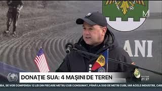 Donaţie din partea Guvernului SUA: Poliţia de Frontieră a primit patru maşini de intervenţie moderne