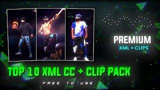 Free Fire Top 10 Xml + Cc + Clips ff Clips For Editingff Emote Clips ff clip