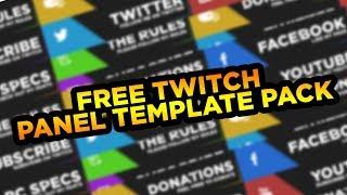 FREE TWITCH PANELS (TEMPLATE) @CptLuckyy