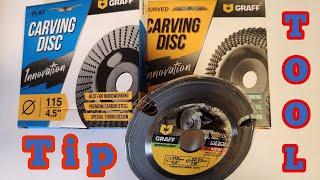 Quick Tool Tip: Graff Carving Blades for your Angle Grinder