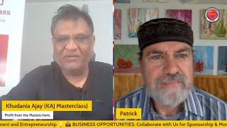 A Conversation On Entrepreneurship and creativity with Patrick Williams | KAJ Masterclass LIVE