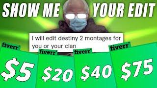 I Hired Editors on Fiverr to Make Me a Destiny Montage Then I Analyzed Their Work