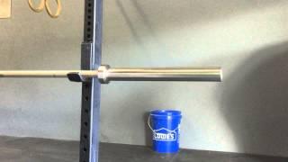 Wright Equipment Pro Elite 20kg Bearing Barbell Spin Test