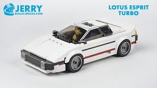 Custom LEGO Lotus Esprit Turbo Instructions (MOC #136)