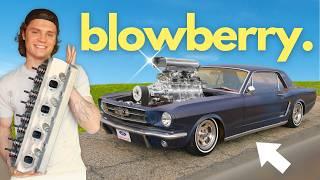 SUPERCHARGING The World's LOWEST '65 Mustang! (Blueberry Grows Balls)