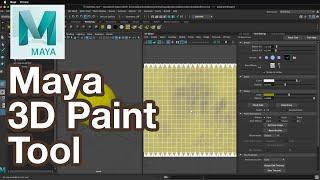 Maya 3D Paint Tool Tutorial