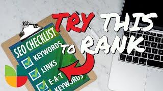 SEO Checklist to Rank #1 on Google For Beginners