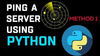 Ping A Server Using PYTHON (First Method)