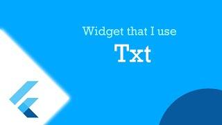 A Simplified Text Widget for Flutter Apps | Flutter Beginner Tips & Shortcuts #FlutterShip 6