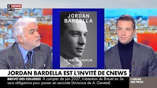 « J'ai voulu raconter l'envers du décor de la vie politique. » : Jordan Bardella sur CNEWS