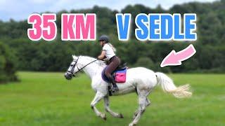 Prešli sme 35 km v sedle  dobrodružná výprava | jazdenie - jízda na koni | videa o koňoch - koních