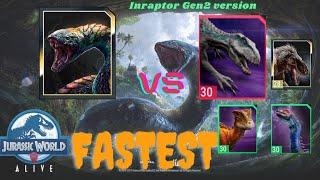 FASTEST (5 TURNS) DEFEATED HYDRA BOA   RAID APEX BOSS JURRASIC WORLD ALIVE (JWA) Irap2 Version