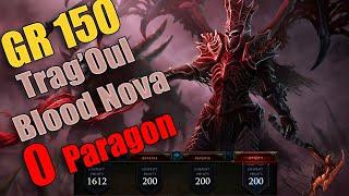 Diablo 3 Season 28 - Trag'Oul Blood Nova Necromancer GR150 (0 Paragon)