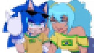 [] HIMITSU DAYO // Miku & Sonic // Gacha + Art