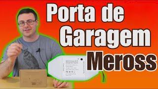 Desembalagem e configuração do Meross Smart WiFi Garage Door Opener - MSG100