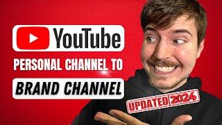 How to Move a Personal YouTube Account to a Brand Account | Youtube Brand Channel