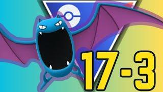 I GAINED 200+ ELO PAST LEGEND RANK USING SHADOW GOLBAT! INSANE *17-3* OPEN GREAT LEAGUE RUN!