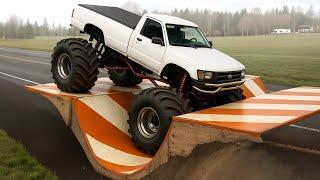 Cars vs Upside Down Speed Bumps Challenge #14 in BeamNG Drive!
