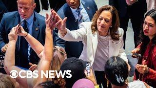 Harris, Walz busy Labor Day in Pennsylvania, Wisconsin