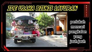 #bisnissayuran SEGAR KELILING KAMPUNG PAKAI MOBIL PICK UP || JUALAN SAYUR DI ATAS MOBIL