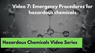 Emergency Procedures For Hazardous Chemicals