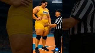 world's tallest female volleyball player in USA #tallwoman #tallathletes #shorts #tallgirlfriend