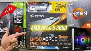 AMD Ryzen 5 3600 GIGABYTE B450 AORUS PRO WiFi RTX 2060 Gaming X Mirage 360 Nimitz TR8000 part 1