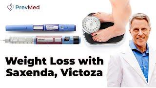 Weight Loss with Saxenda, Victoza,  Liraglutide (same drug)