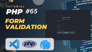 PHP TUTORIAL #65 FORM VALIDATION