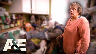 Hoarders: Woman STRUGGLES To Toss Piles of Rotten & Expired Food | A&E