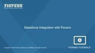 Salesforce Demonstration - Fiorano ESB