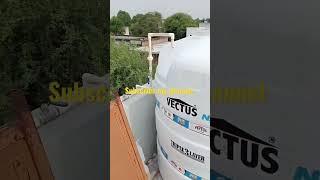 #vectus 1000 liter water tank inctall#