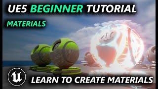 Unreal Engine 5 Beginner Materials Tutorial - Learn to Create Materials from Scratch!