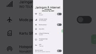 setting APN Telkomsel 4g stabil di android