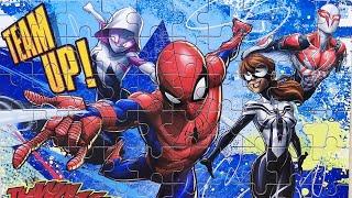 Spiderman : Team Up!  - animated puzzles for kids | GLIMIGO