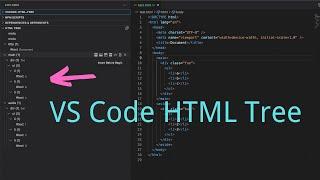 VS Code HTML Tree