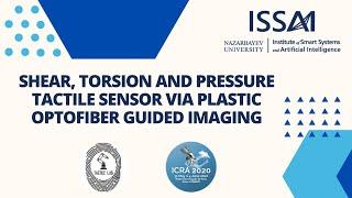 Shear, Torsion and Pressure Tactile Sensor via Plastic Optofiber Guided Imaging