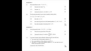 SEQUENCES AND SERIES made easy for Grade 12