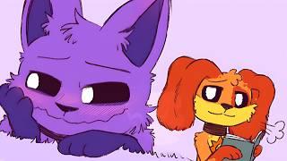 Catnap x Dogday The Poor Cat's Crush | Poppy Playtime Chapter 3 Comic Dub