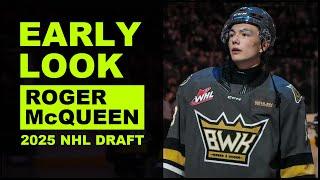 ROGER McQUEEN Highlights 2025 NHL Draft