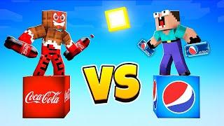  ЭПИЧЕСКАЯ БИТВА: Coca Cola ЛАКИ БЛОК vs PEPSI ЛАКИБЛОК В МАЙНКРАФТ !