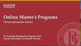 Online Graduate Programs Virtual Information Session