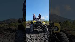 BLACK LAVA under Active Mt Batur Volcano #blacklava #Lava #volcano #active #mtbatur