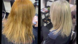 Lightest blonde hair color